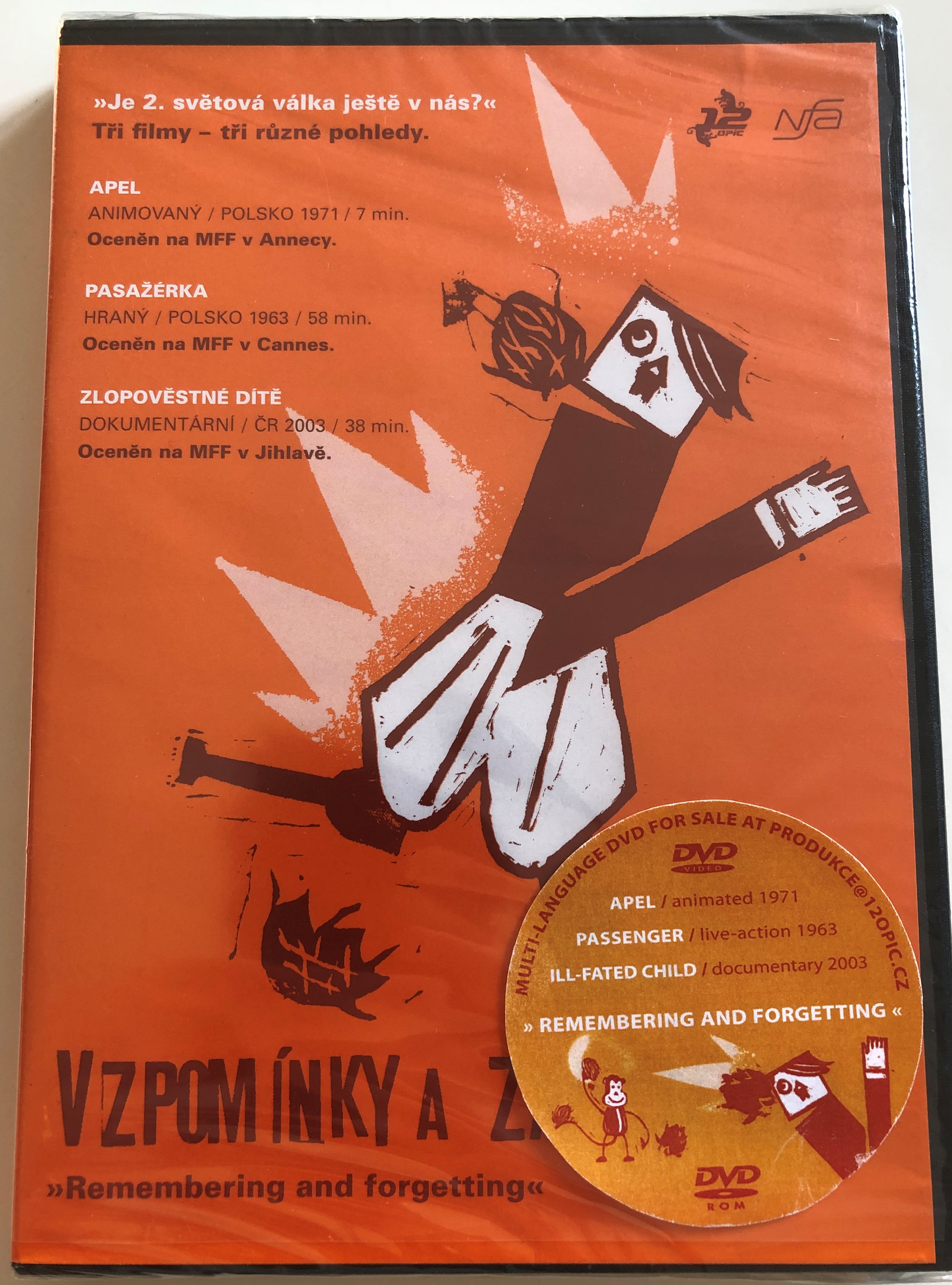 Vzpomínky a zapomínání DVD 2003 Remembering and forgetting 1.JPG